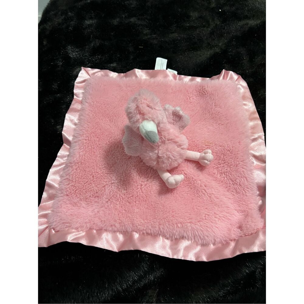 Cloud Island Flamingo Lovey Security Blanket Plush Stuffed Pink Soft Target - Picture 1 of 4